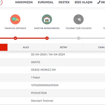 Gratis Kargomsende Kargosu Teslimat Hk