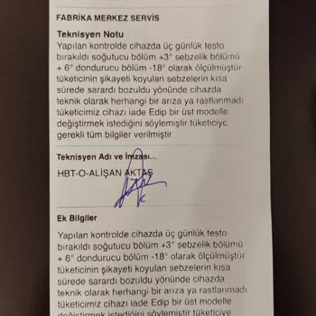 Siemens Ev Aletleri Soğutma Sorunu Yaşayan Buzdolabı Ve İlgisiz Servis