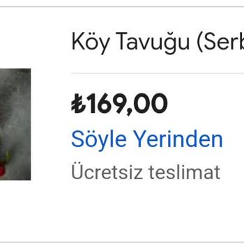 Söyle Yerinden Ürün Fiyatındaki Anlik Artış