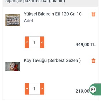 Söyle Yerinden Ürün Fiyatındaki Anlik Artış