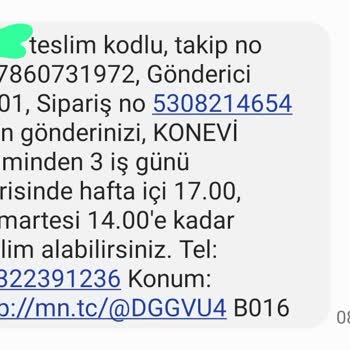 MNG Kargo Konevi Şubesi Şikayet