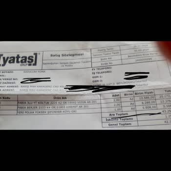 Enza Home Teslimatı Geç Yapılan Koltuk Takımı Hk