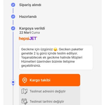 hepsiJET Hepsiburada Parasını Verdiğimiz Ürünü Göndermiyor.
