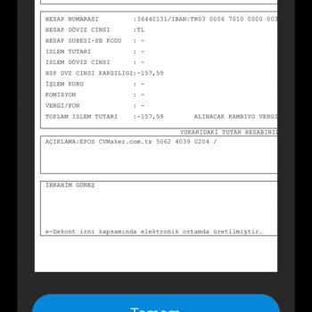 Cvmaker.com.tr Paramı İade İstiyorum