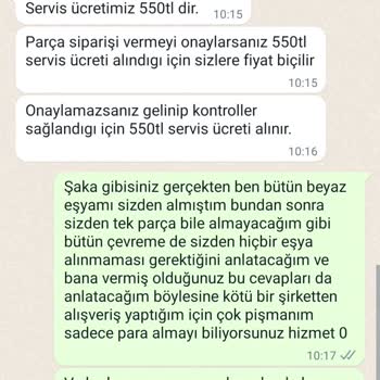 Beko Kalite Beklentisi Ve Servis Ücretleri