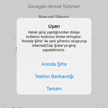 ING Müşteri Hizmetlerine Ulaşamama Ve Şifre Alamama