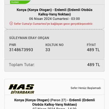 Obilet Para İade Sorunu