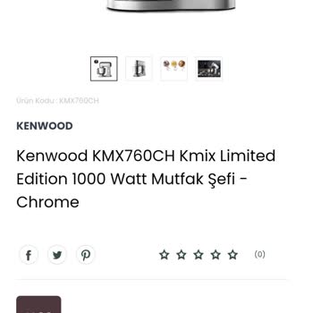 Kenwood Türkiye İndirim Yalanı