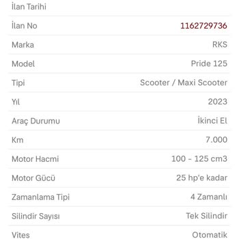 1 Yıl/7000km Motor 6000km/6AY Doldurmuyor Diye Sahibinden Reddediyor
