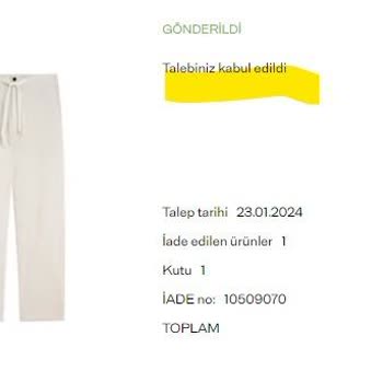 Massimo Dutti 2 Aydır İade Ücretini Geri Göndermiyor