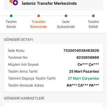 Trendyol İade Sürecinde Yaşanan Gecikme Ve Mağduriyet