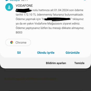 Vodafone'nun 2 Kere Cayma Bedeli Ödetmesi