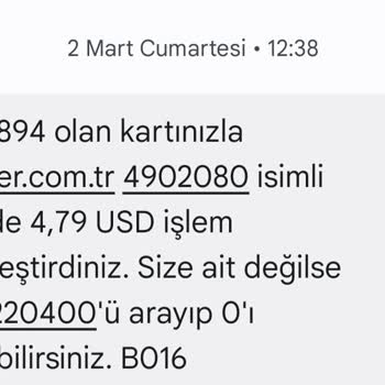 Cvmarker.com Kartından İzinsiz Para Çekti