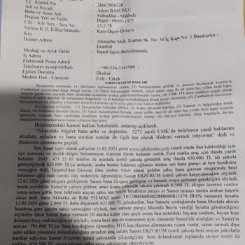 Akbank'ın Yardımcı Olmasını Rica Ediyorum
