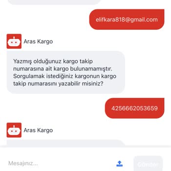 Aras Kargo Siparişim Hala Ortada Yok