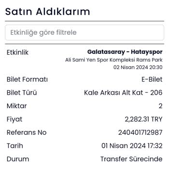 Hatayspor Banabilet Hakkında Maç Bileti Desteği