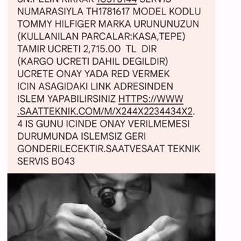 Saat & Saat Bir Marka Saatin Deformasyon Sorunu Ve Tüketici Şikayeti