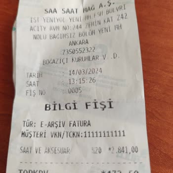 Saat & Saat Bir Marka Saatin Deformasyon Sorunu Ve Tüketici Şikayeti