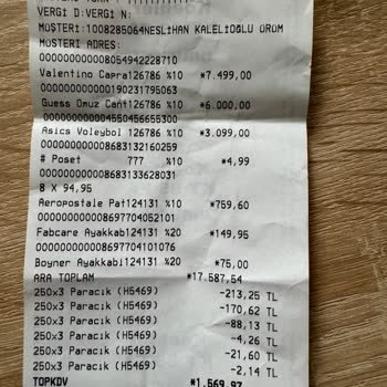 Boyner Mağazası Hediye Diye Parapuanla Çorap Verilmesi