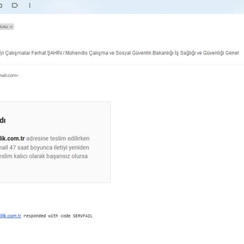 Türkiye Hayat Emeklilik 'ten Ayrılamıyorum. Email İm Geri Dönüyor.