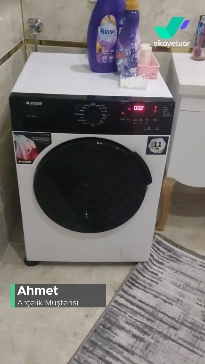 Arçelik Çamaşır Makinesi Yürüme Sorunu videonun kapak resmi