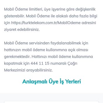 TTNET Mobil Ödeme