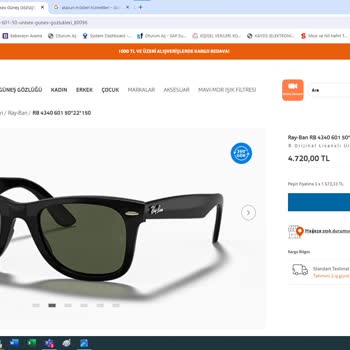 Atasun Optik Siparişin Kargoya Verilmemesi