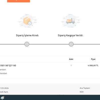 Atasun Optik Siparişin Kargoya Verilmemesi