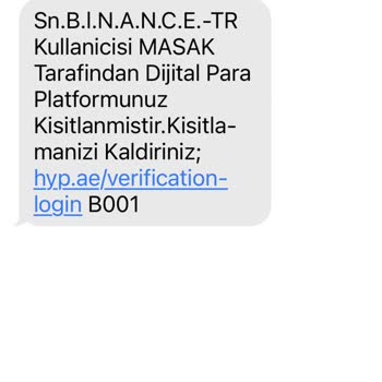 Binance Bilmediğim Bir Mesaj