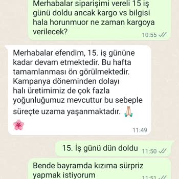 Rivaİstanbul Riva Halı Termin Tarihine Uymuyor