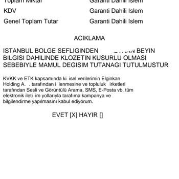 ECA Serel Kusurlu Ürünün Değişimini Yapmıyor!