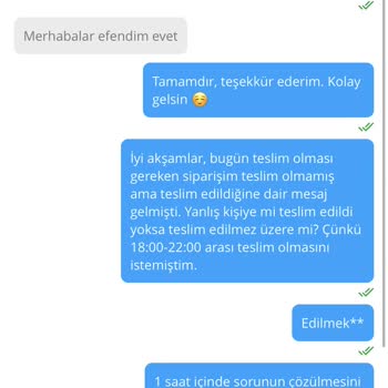 ÇiçekSepeti'nde Teslim Edildi Olarak Gözüken Siparişim Teslim Edilmedi