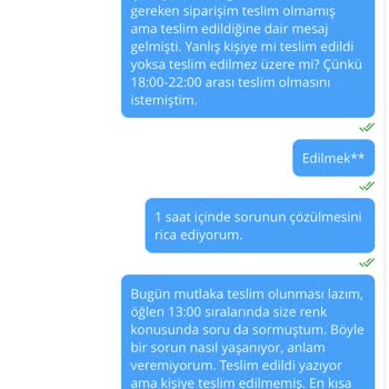 ÇiçekSepeti'nde Teslim Edildi Olarak Gözüken Siparişim Teslim Edilmedi
