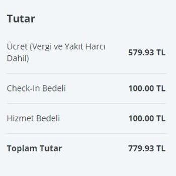 Pegasus Check-in Bedelinin İptal Edilme Talebi