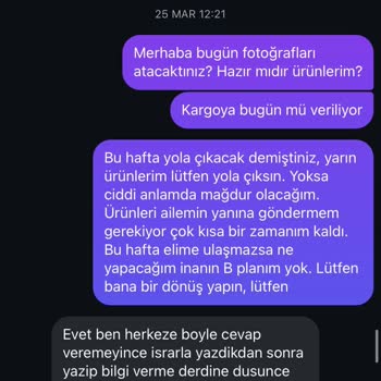 Instagram Hesabı :" Lightcandless" Nişan Hediyeliklerim Gelmedi