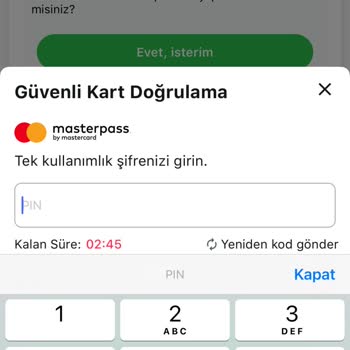 Masterpass Onay Gelmem Şikayeti