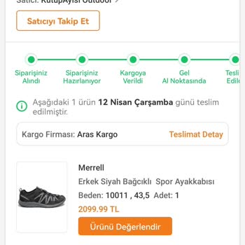 Yeni Merrell Ayakkabı Rahatsızlık Yaratıyor: İlgilenilmesini Bekliyorum