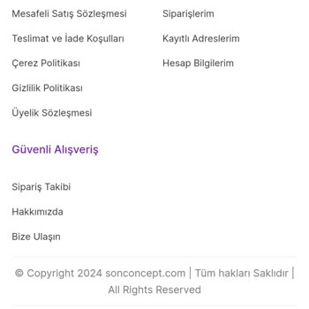 Sonconcept Te Erişim Engeli