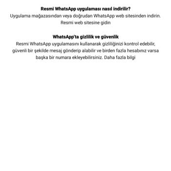 WhatsApp Giriş Yapamıyorum