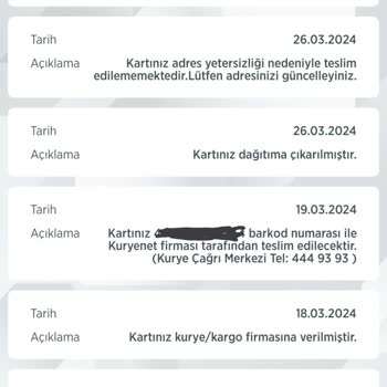 Ziraat Bankası Kartım 20 Gündür Elime Ulaşmadı