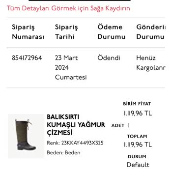 Yargıcı İade Yapmıyor Ürünü De Göndermiyor
