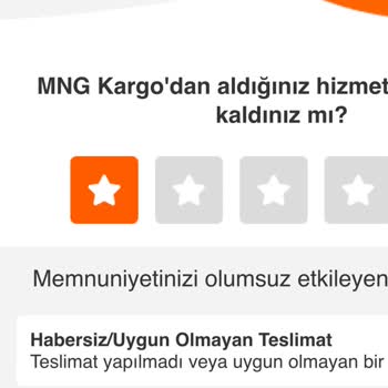 MNG Kargom Teslim Etmiyor