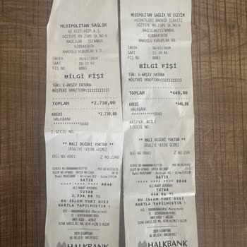 Medipol Sağlık Grubu Medipol Bağcılar Hastanesinde Cebinizdeki Paranızı Zorla Alıyorlar!