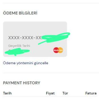 Mubi Türkiye Mubi Kredi Kartı Bilgilerimi Silmeme İzin Vermiyor
