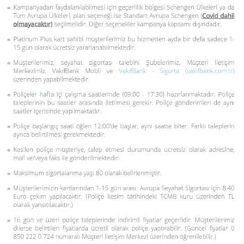 VakıfBank Sigorta Ücreti İadesini Yapmıyor