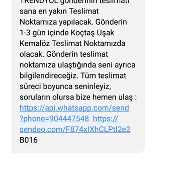 Sendeo Gelmeyip Başka Adrese Gitmemi İstiyor