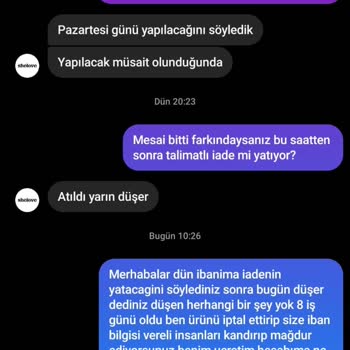 She Love Ayakkabı Hizmet Kusuru Ve İade Sorunu