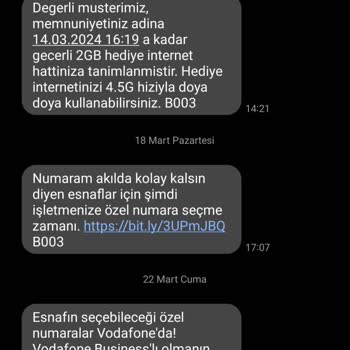 Vodafone Faturaya İtiraz İçin Aylık 45 TL Ödemem Gerekiyormuş!