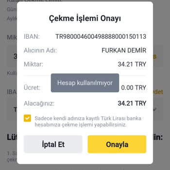 Binance TR Savcılık Bahanesiyle Bloke Koydu Parama!