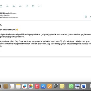 Godaddy Mağdur Ettiğini Kabul Etmesine Rağmen Çözüm Sunmuyor.